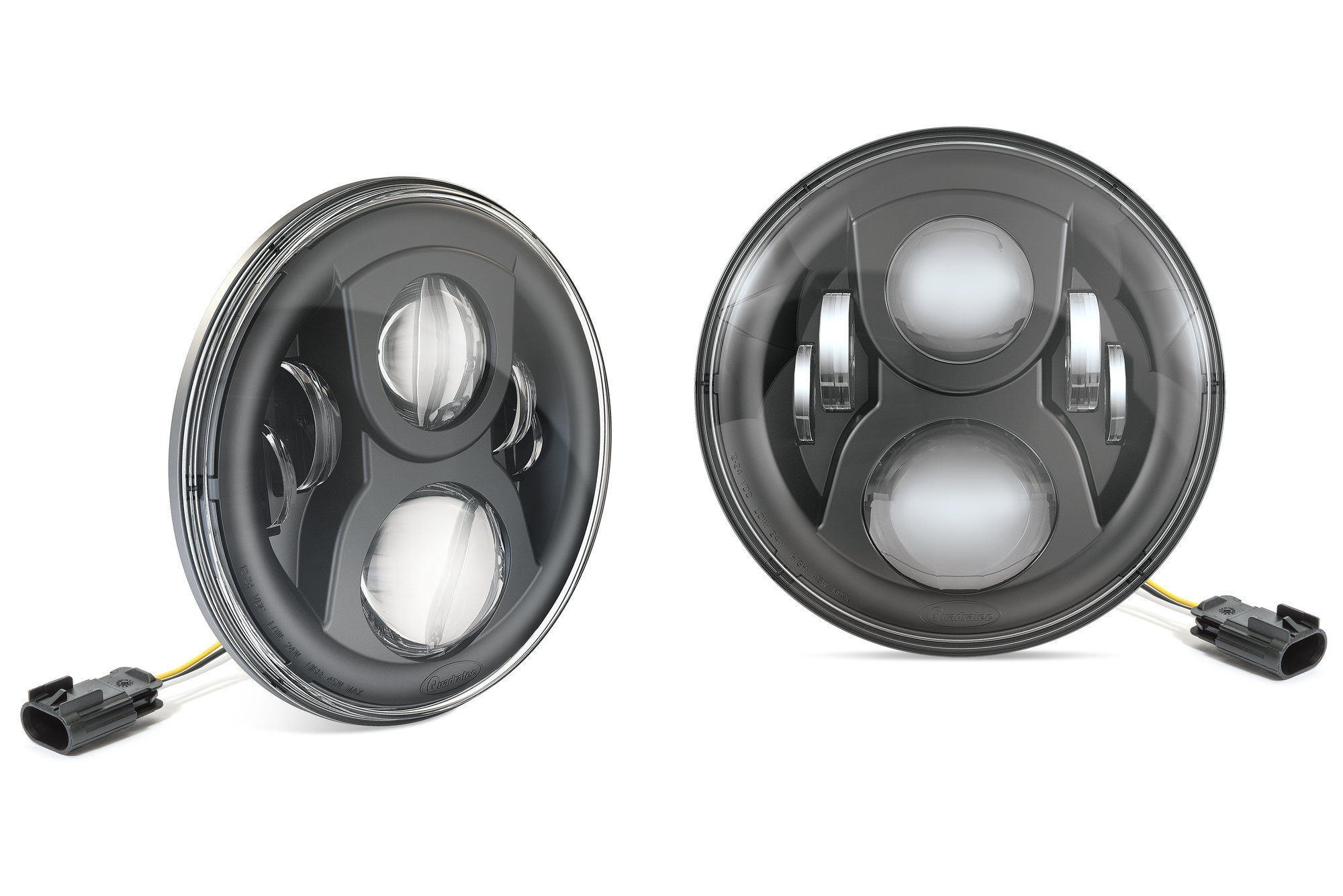 Quadratec Premium LED Projector Beam Headlights for 0718 Jeep Wrangler JK Quadratec